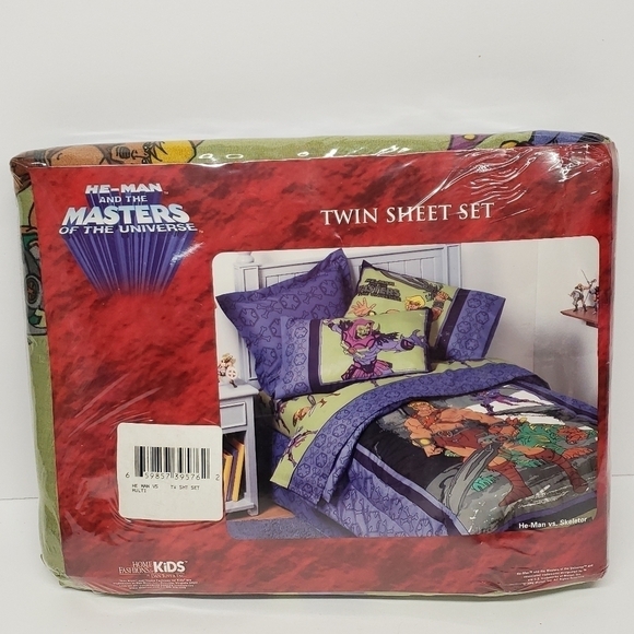 He-Man Masters of the Universe Twin Sheet Set 2002 - Picture 2 of 9